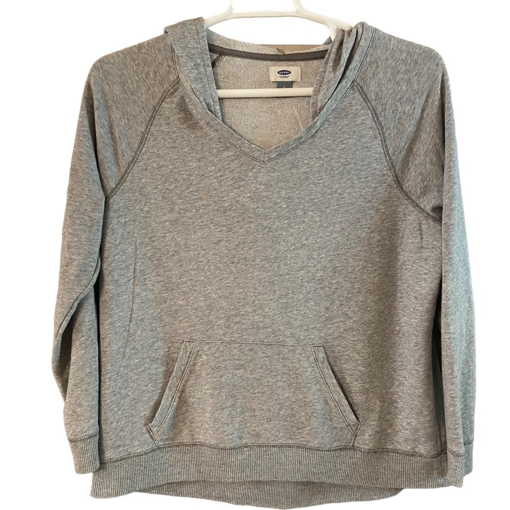 Old Navy Grey Pull Over Hoodie Size L